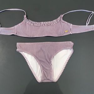 Roxy 2 piece bathing suit adult